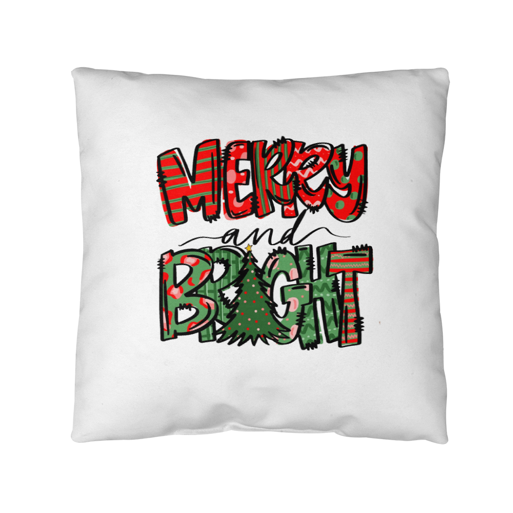 Merry & Bright | Outdoor Pillow