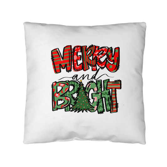 Merry & Bright | Outdoor Pillow